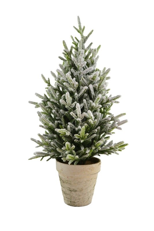 Flocked Fir - Sm