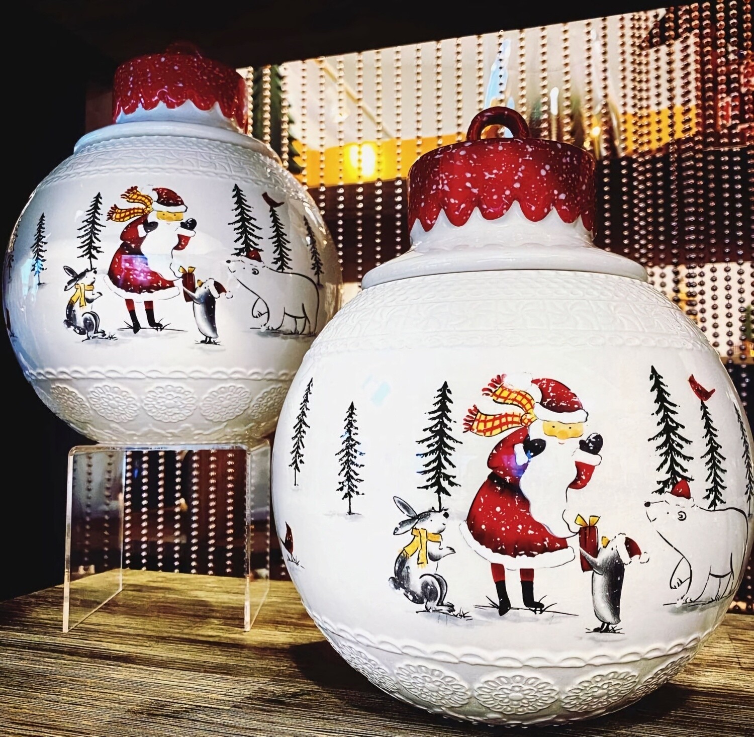 Christmas Ornament Cookie Jar