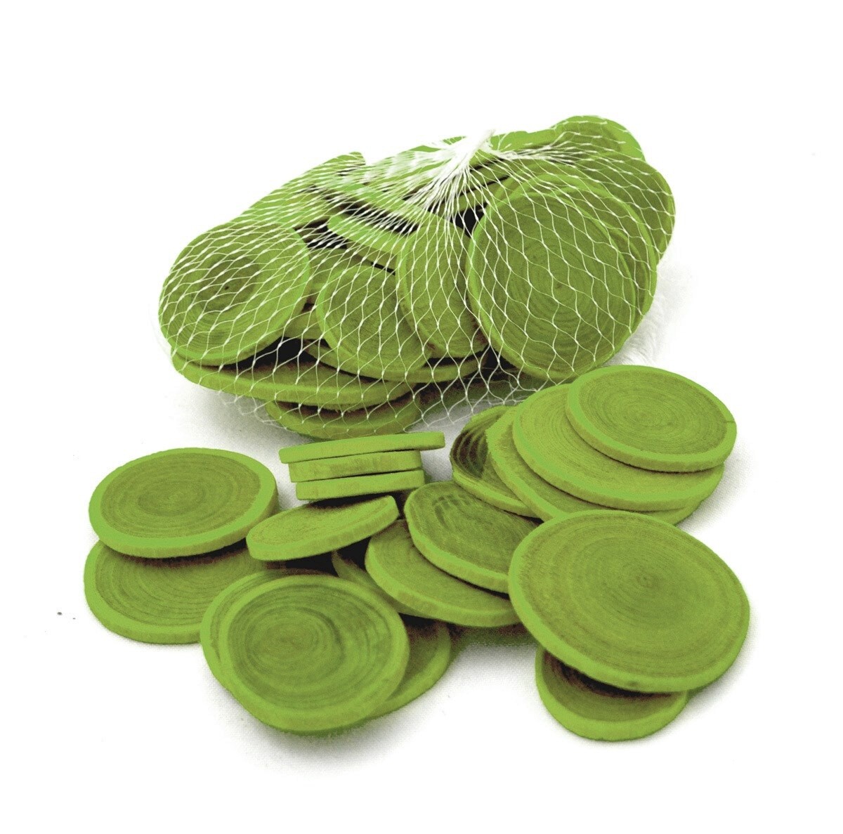 Green Wood Slices