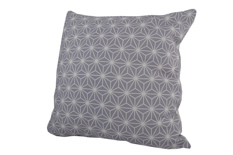 Grey Lilac Star Cushion