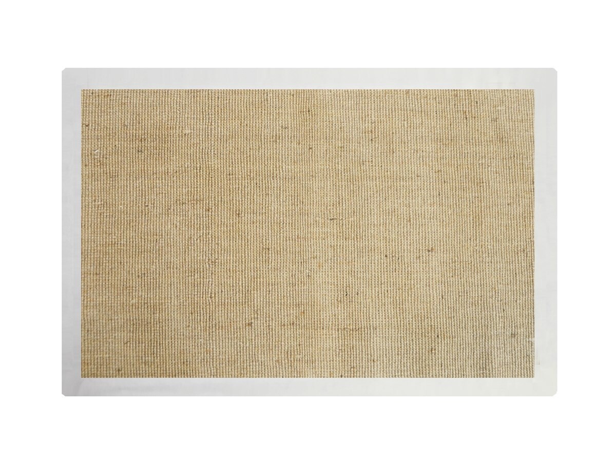 White Border Rug