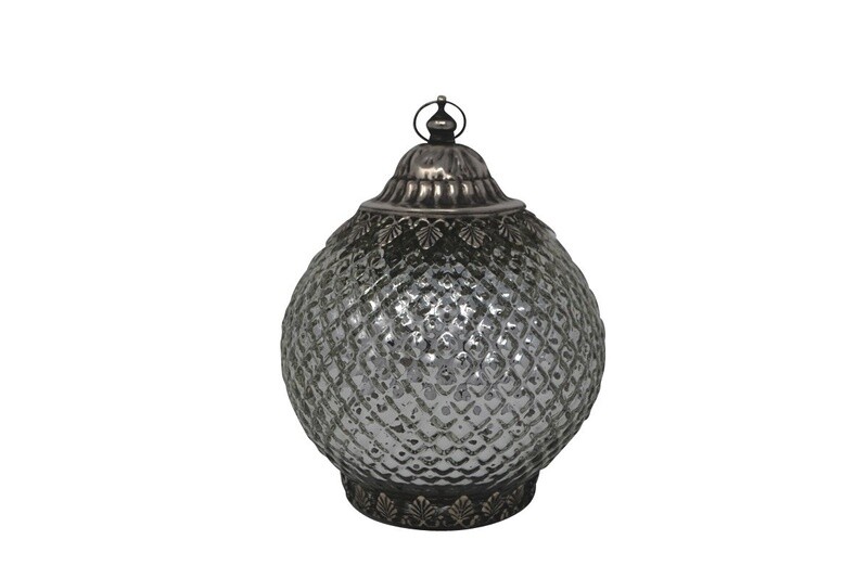 Grey LED Lantern