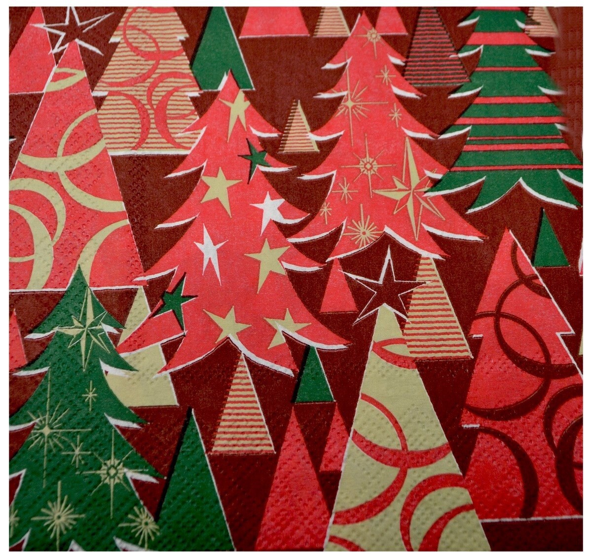 Red Pine Tree Napkins