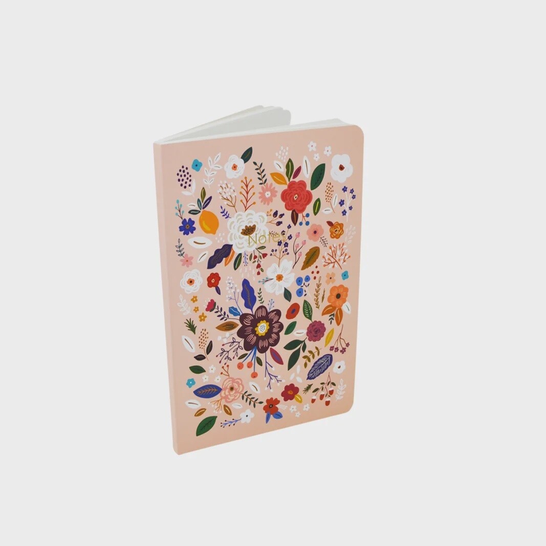 Pink Floral Notebook