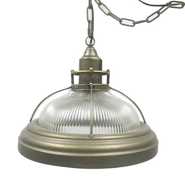 Glass &amp; Metal Ceiling Lamp