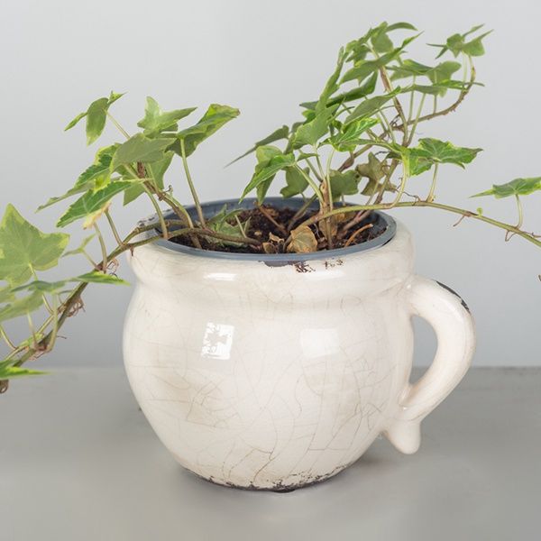 Glazed Ceramic Flower Pot/Vase