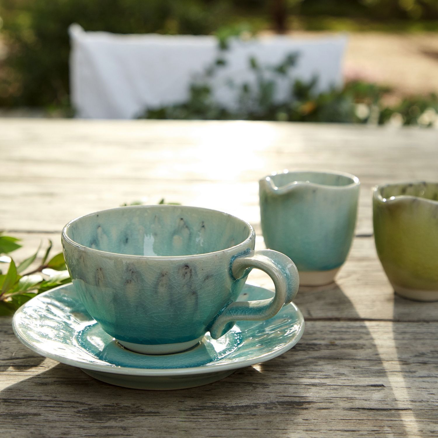 Tea Cup &amp; Saucer - Blu Madeira Collection