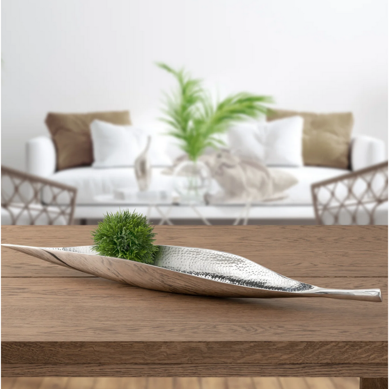 Long Leaf Hammered Bowl