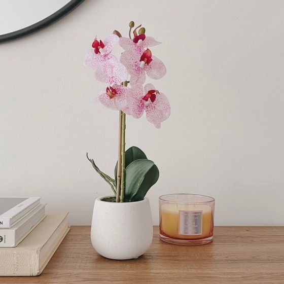 Faux Pink Orchid