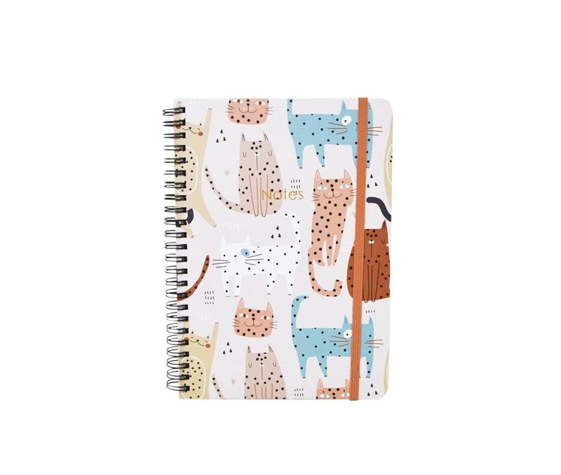 Spiral Cat Notebook