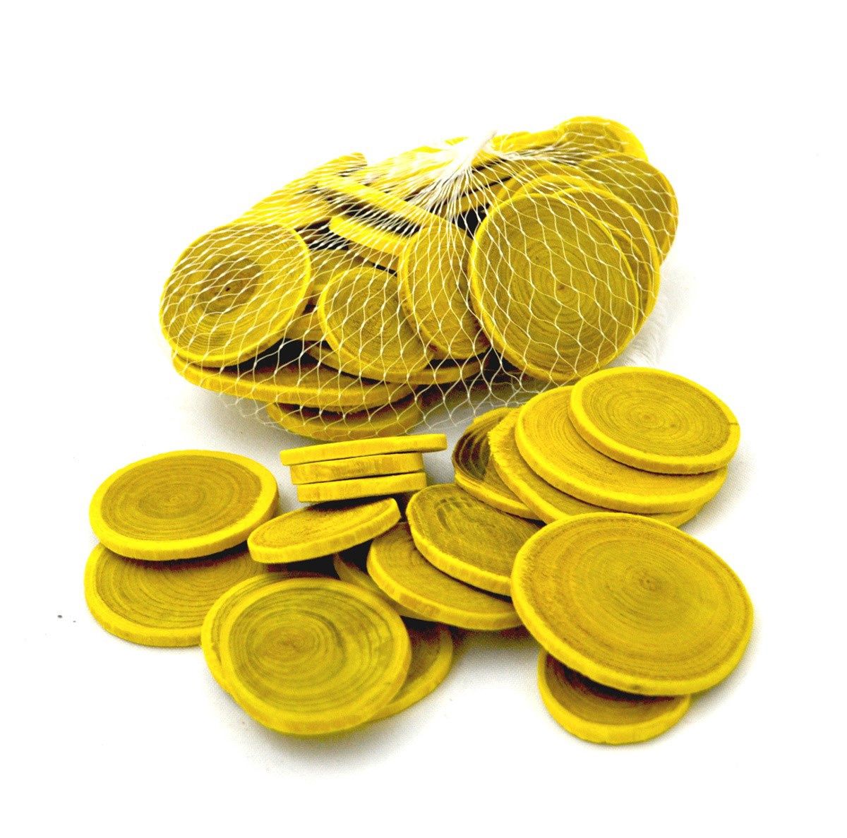 Wooden Rounds / Yellow