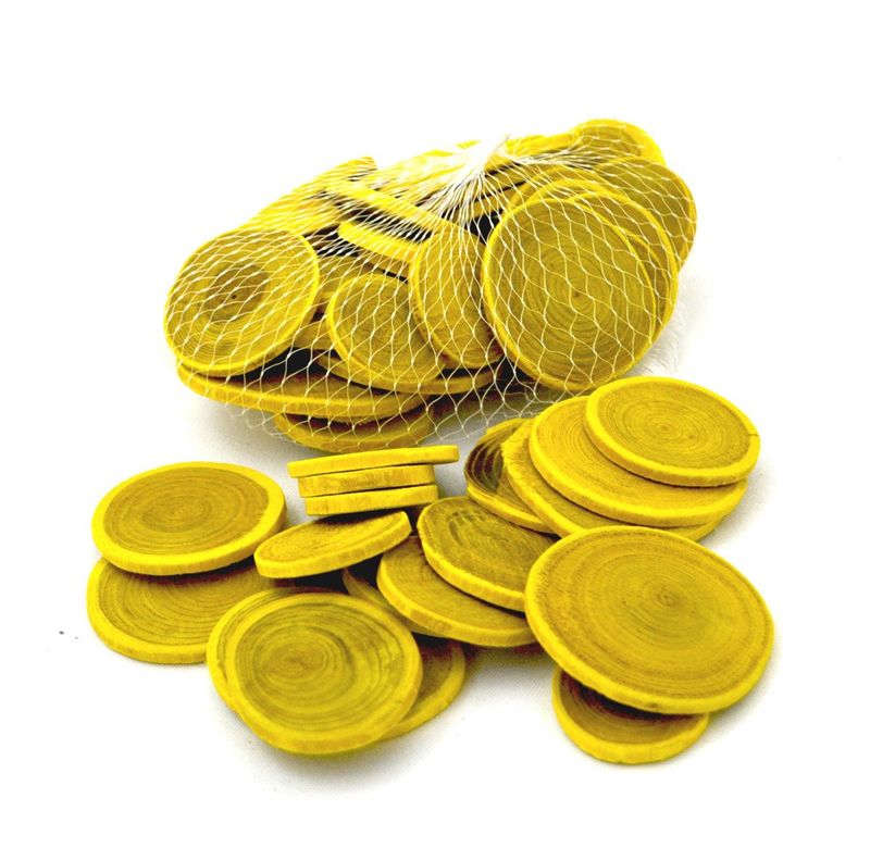 Wooden Rounds / Yellow