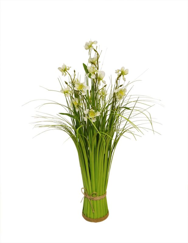 White Flower &amp; Grass Bundle