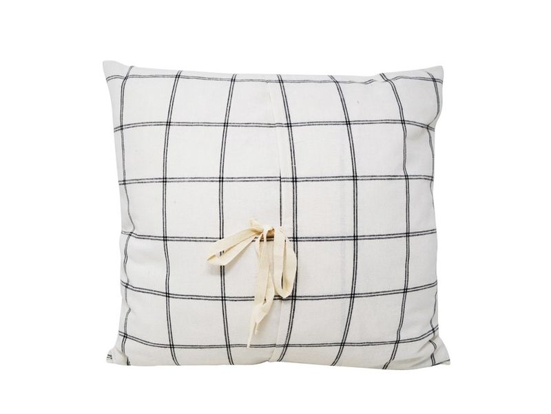 White Square Cushion