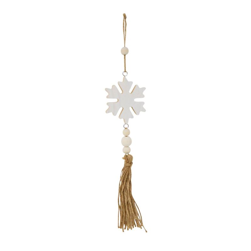 Snowflake Tassle Ornament