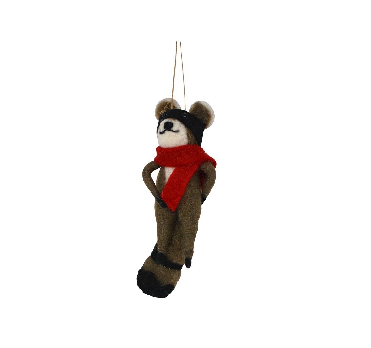 Felt Racoon Ornament