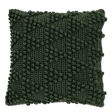 Bubble Dark Green Knitted Decorative Pillow