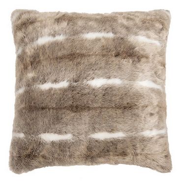 Grizzly Faux Fur Decorative Pillow