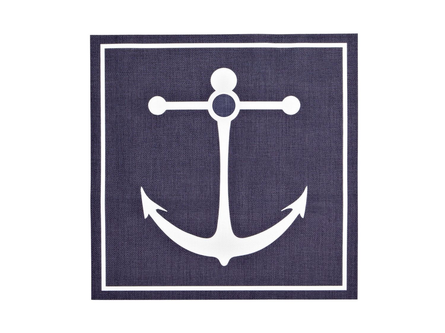 Anchor Placemat - Blue