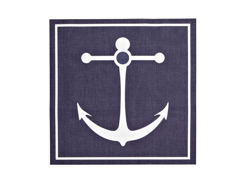 Anchor Placemat - Blue