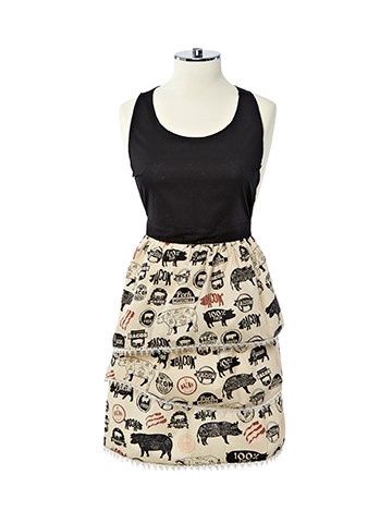 Hogtown Sweetie Apron Black