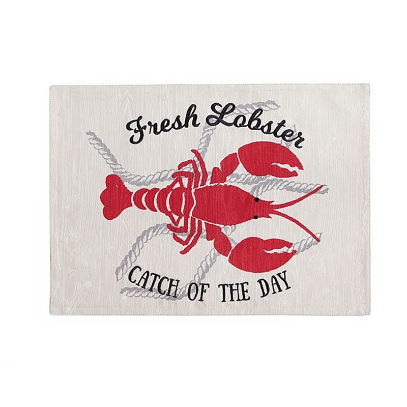 Lobster Catch Placemat Red