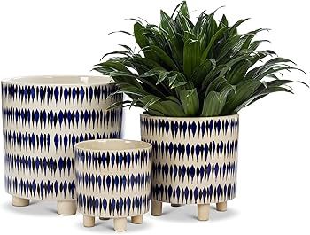 Brushstroke Planter w/feet - Small