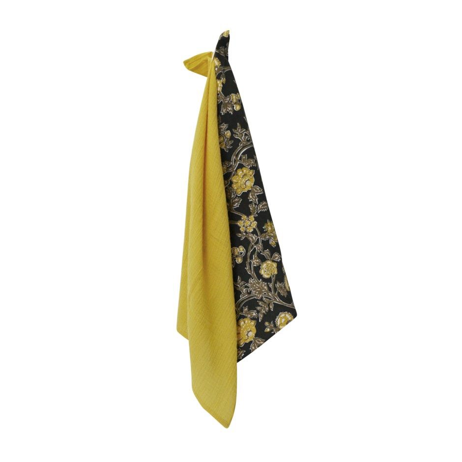 Set of 2 Vintage Floral Kitchen Towels