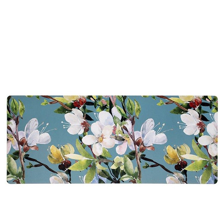 Magnolia Accent Mat - Blue