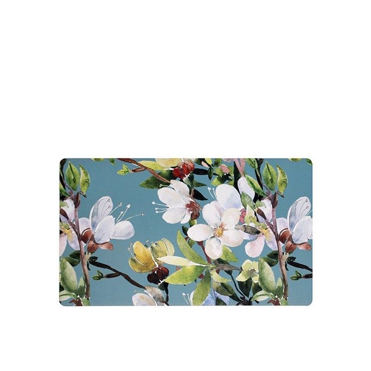 Magnolia Accent Mat - Blue - Small