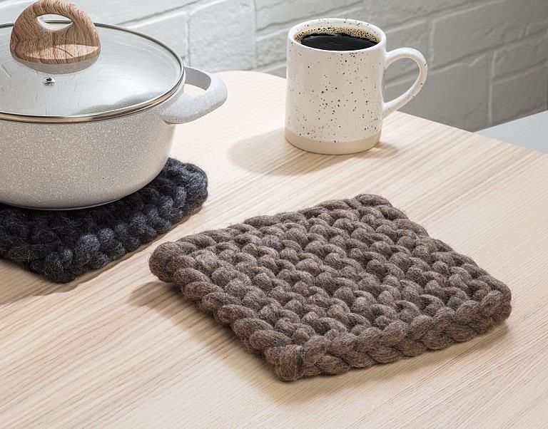 Chunky Knitted Trivet