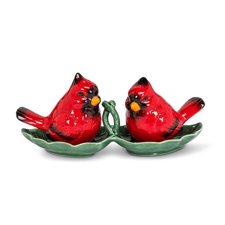 Cardinal On Tray Salt &amp; Pepper