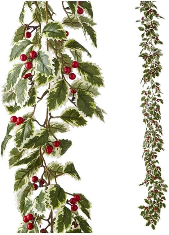 Variegated Holly Garland