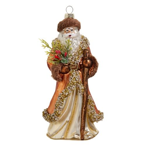 Mountain Santa Ornament
