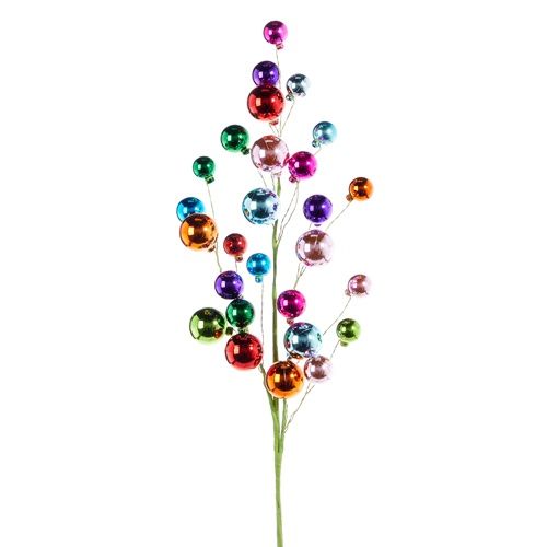 Multi Color Ball Ornament Spray