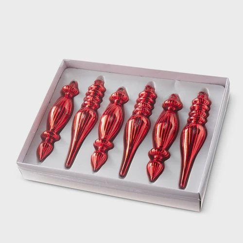 Red finial Ornaments