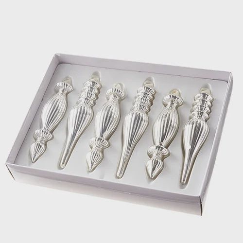 Silver Finial Ornaments