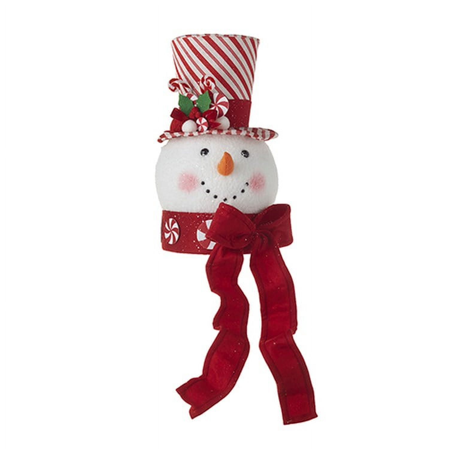 Merrymint Snowman Head Tree Topper