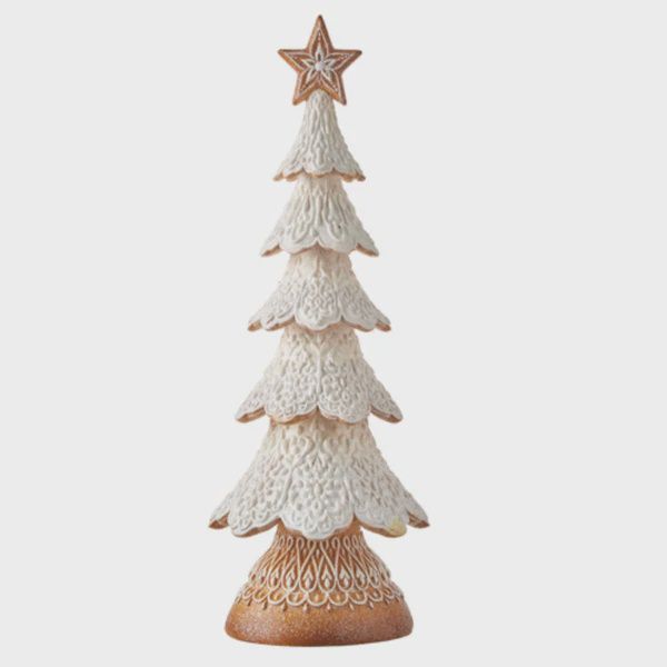 White Icing Gingerbread Christmas Tree