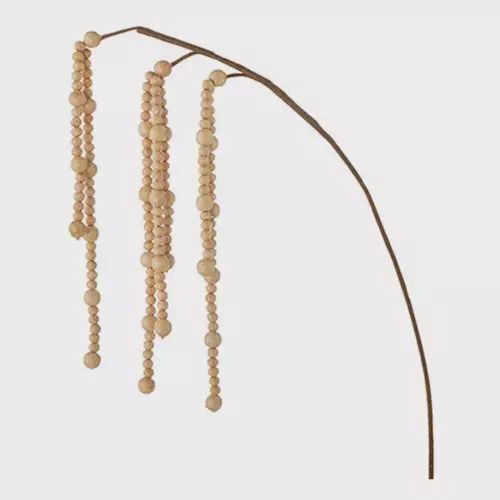Wooden Bead Hanging Pick