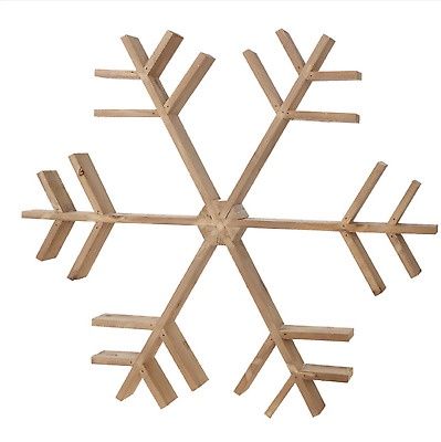 Wooden Snowflake