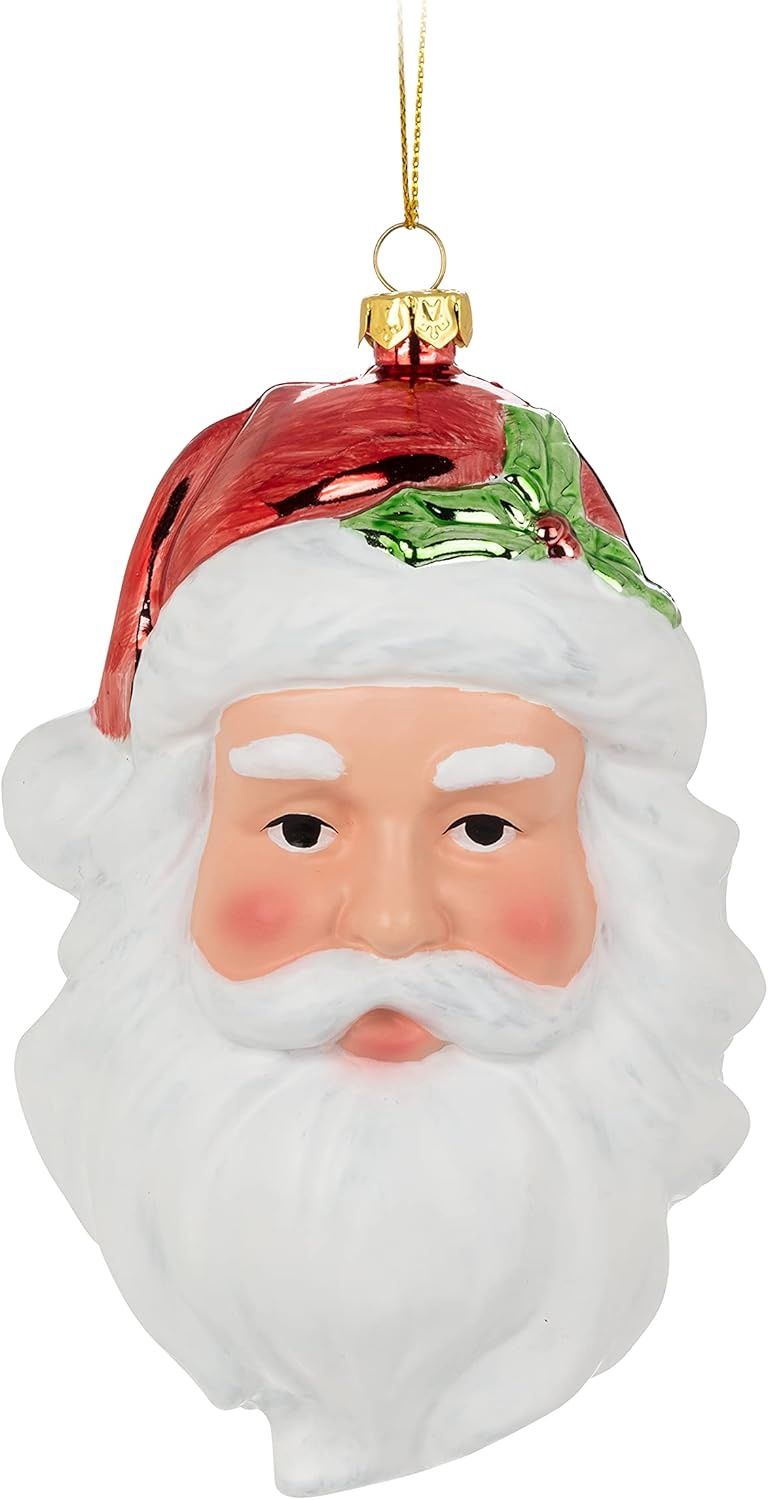 Classic Santa Head Ornament