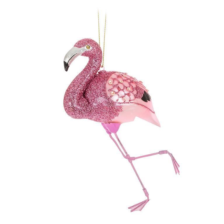 Pink Flamingo Ornament