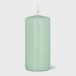 Classic Pillar Candle - Light Blue
