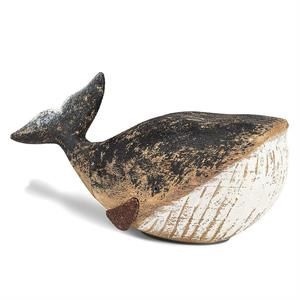 Black Carved Whale / Lg