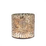 Small Petal Tile Hurricane - Bronze
