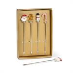 Holiday Icon Cocktail Picks - Set of 4