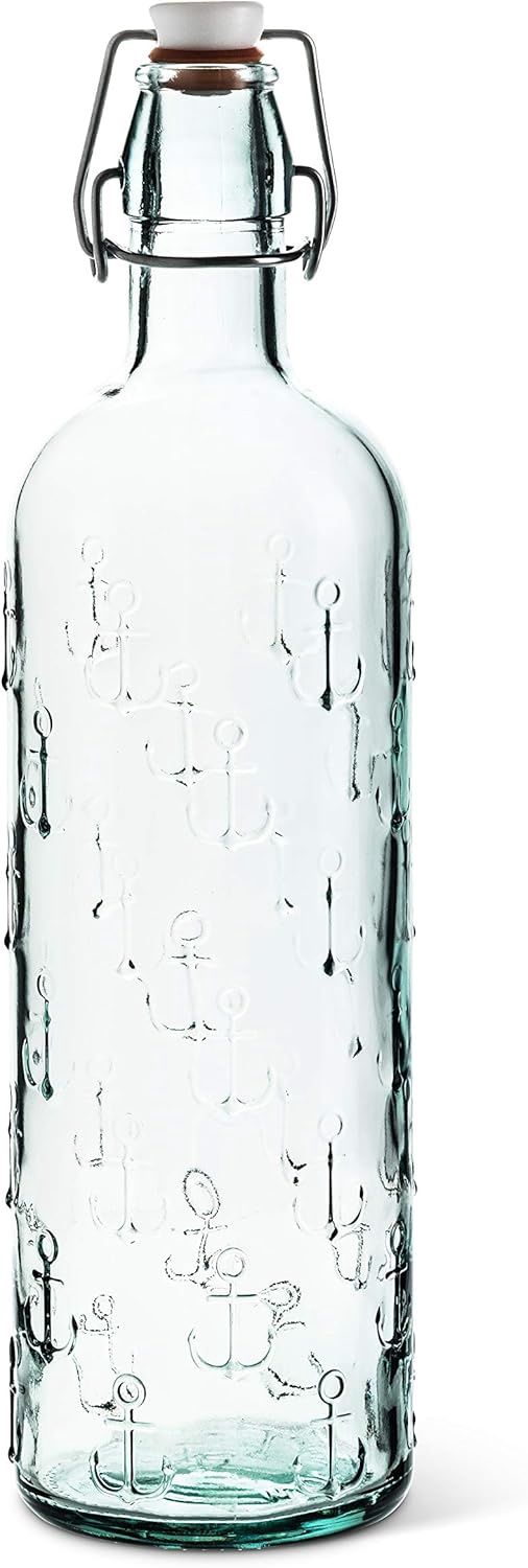 Clear Glass Anchor Bottle