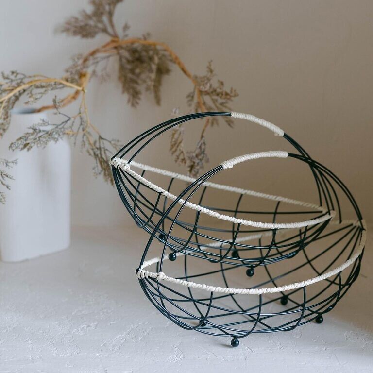 Metal Baskets, Set of 2