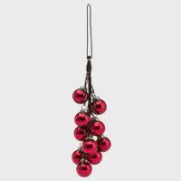 Ornament Red Glass Ball Cluster